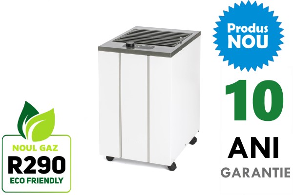 Dezumidificator si purificator profesional Woods LD40 PRO, filtru particule SMF, capacitate 31 litri/zi, higrostat incorporat, carcasa metalica,10 ani garantie